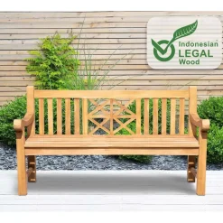 CLP Teakbank Florida 150 cm