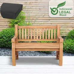 CLP Tuinbank Jackson V2 120 cm - donkergrijs