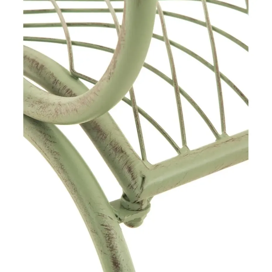 CLP Tuinbank Tara 113 cm - antiek/groen