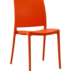 CLP Tuinstoel Meton Kunststof - oranje