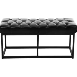 CLP 2-zits Bankje Amun 100 cm - zwart