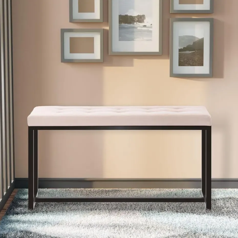 CLP 2-zits Bankje Barci 100 cm - creme