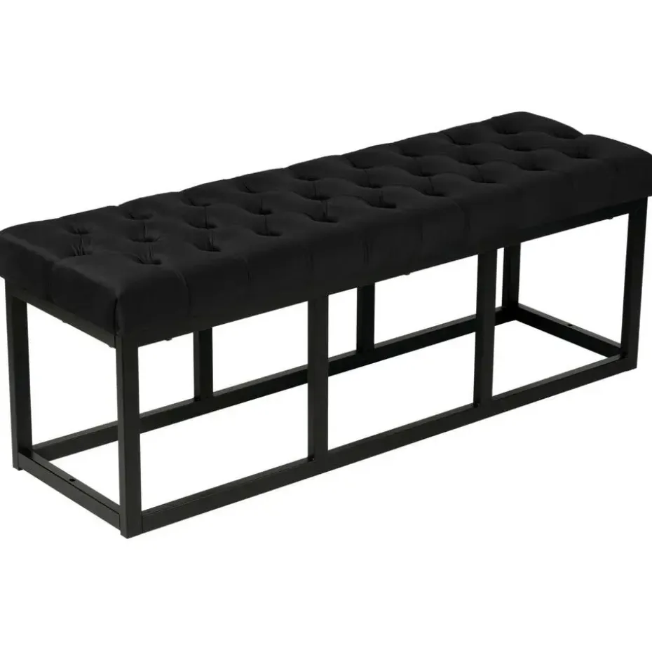 CLP 2-zits Bankje Polson 120 cm - zwart