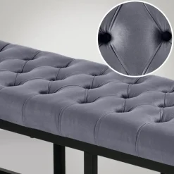 CLP 2-zits Bankje Polson 150 cm - grijs