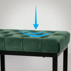 CLP 2-zits Bankje Polson 150 cm - groen