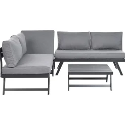 COCCORINO - Tuinset - Grijs - Aluminium