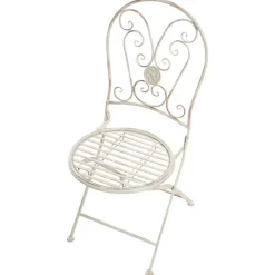 COGGIA - Set van 2 tuinstoelen - Lichtbeige - IJzer