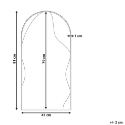 COLOMBIER - Wandspiegel - Goud - Metaal