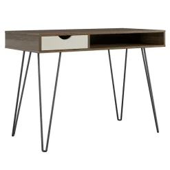 Concord - Bureau met 1 lade in walnoot look