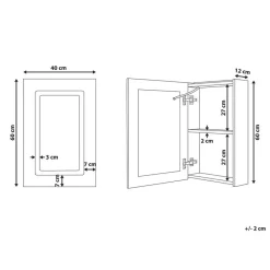 CONDOR - Badkamermeubel - Zwart - Multiplex