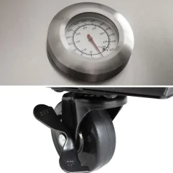 Cook'in Garden Barbecue FIDGI 8 - Zwart - Staal