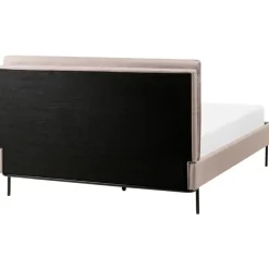 CORIO - Tweepersoonsbed - Taupe - 140 x 200 cm - Polyester