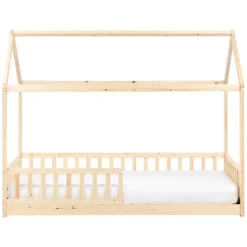 COSSAYE - Kinderbed - Lichtbruin - 90 x 200 cm - Grenenhout