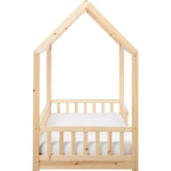 COSSAYE - Kinderbed - Lichtbruin - 90 x 200 cm - Grenenhout