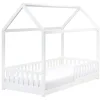 COSSAYE - Kinderbed - Wit - 90 x 200 cm - Grenenhout