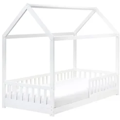 COSSAYE - Kinderbed - Wit - 90 x 200 cm - Grenenhout