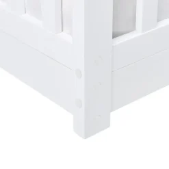 COSSAYE - Kinderbed - Wit - 90 x 200 cm - Grenenhout