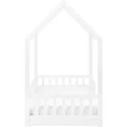 COSSAYE - Kinderbed - Wit - 90 x 200 cm - Grenenhout