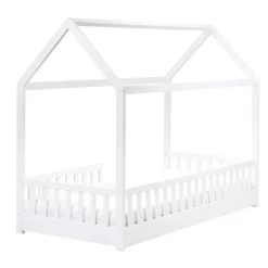COSSAYE - Kinderbed - Wit - 90 x 200 cm - Grenenhout