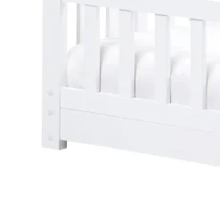 COSSAYE - Kinderbed - Wit - 90 x 200 cm - Grenenhout