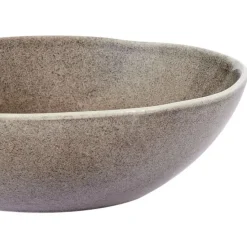 COSTMARY - Diepe borden set van 8 - Grijs - Steengoed