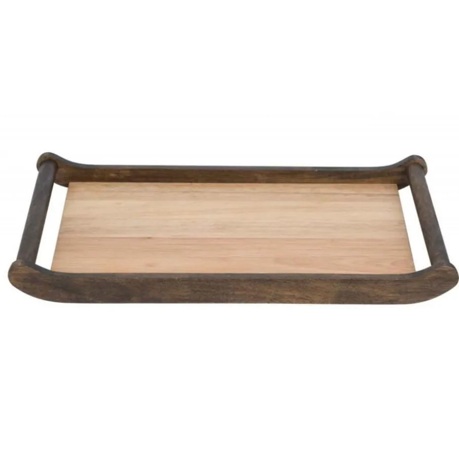Cosy & Trendy Dienblad - hout - rechthoekig - 42 x 24 cm