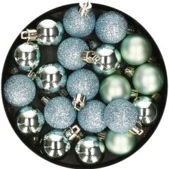 Cosy & Trendy Kerstballen - 20 ST - mint groen - 3 cm