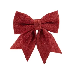 Cosy & Trendy Kersthanger - strik - rood - 30 x 35 cm