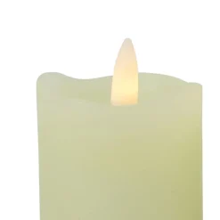 Countryfield LED kaarsen/stompkaarsen - 2x st - creme wit - H7,2 cm