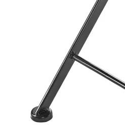 COZZANA - Tuinstoel set van 2 - Zwart - Metaal