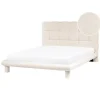 CRESSAT - Tweepersoonsbed - Off-white - 140 x 200 cm - Bouclé