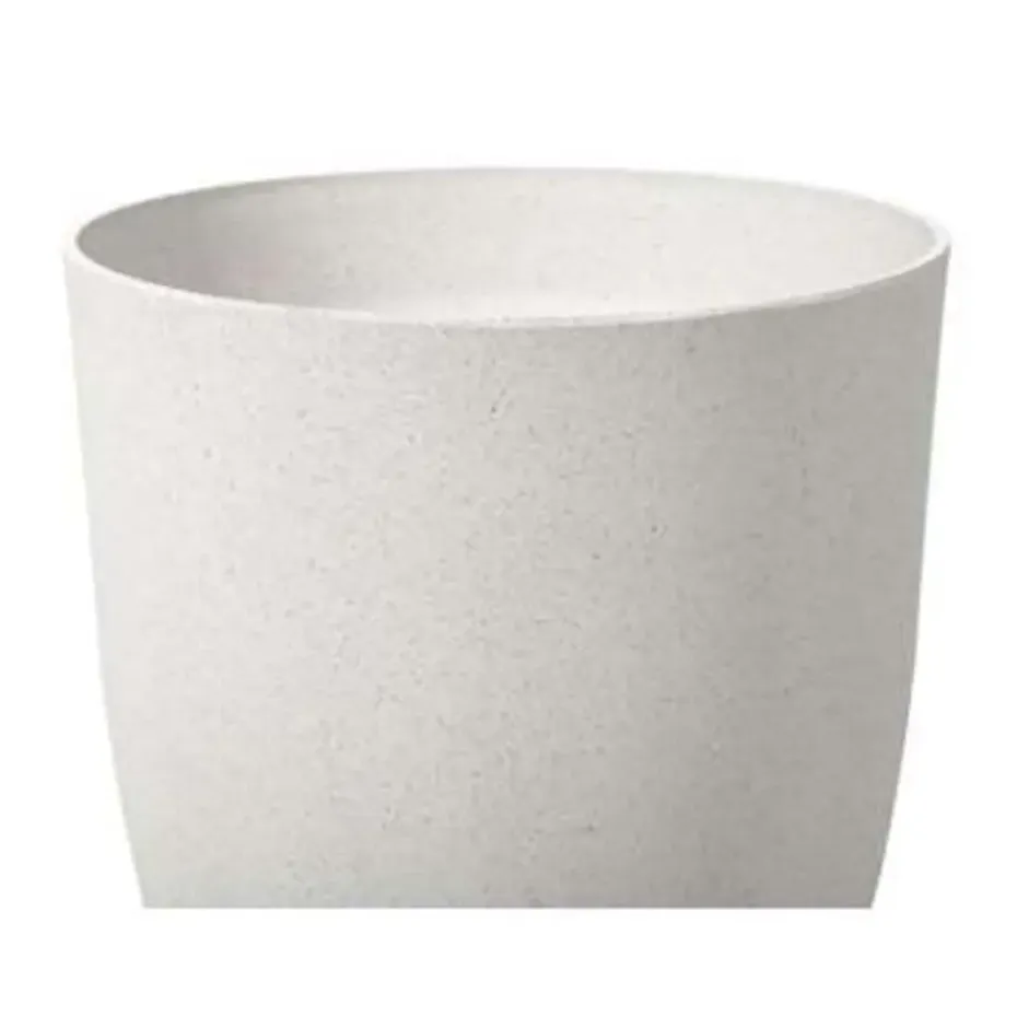 CROTON - Plantenbak - Wit - 35 cm - Stenenmix