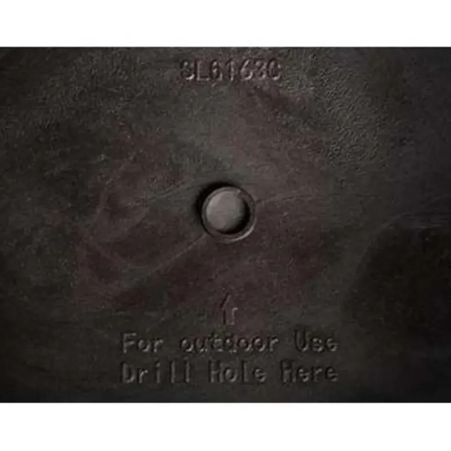 CROTON - Plantenbak - Wit - 35 cm - Stenenmix