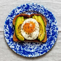 Crow Canyon Home Saladeborden Splatter - Set van 4 - Zwart