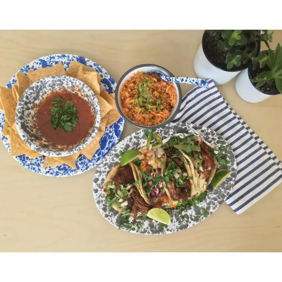 Crow Canyon Home Saladeborden Splatter - Set van 4 - Zwart