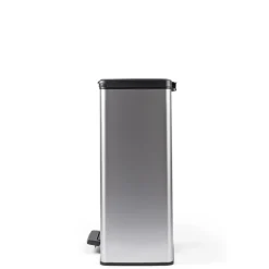 Curver Decobin Duo Prullenbak - 26L+26L - Zilver metallic