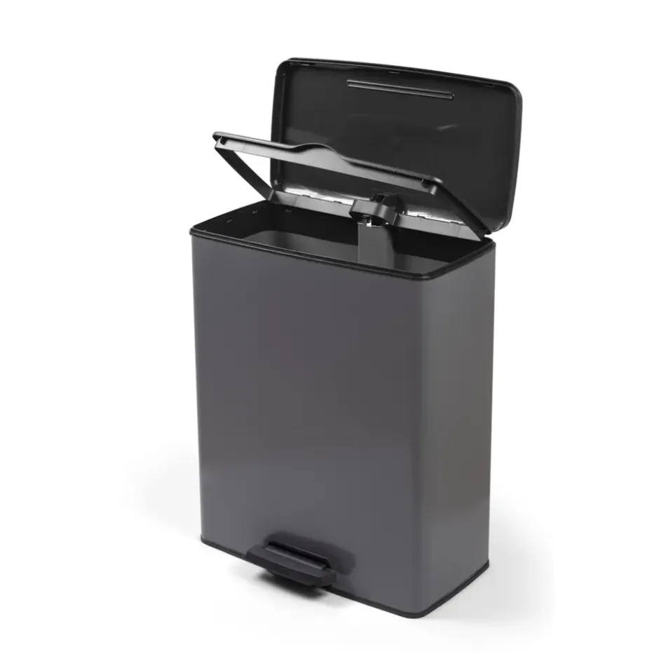 Curver Decobin Prullenbak - 65L - Rechthoekig - Cool Grey