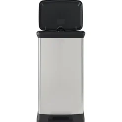 Curver Decobin Prullenbak - 50L - 2 stuks - Metallic