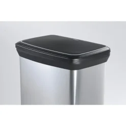 Curver Decobin Prullenbak - 50L - 2 stuks - Metallic