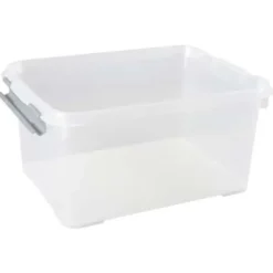 Curver Handy+ Opbergbox - 15L - 6 stuks - Transparant met deksel