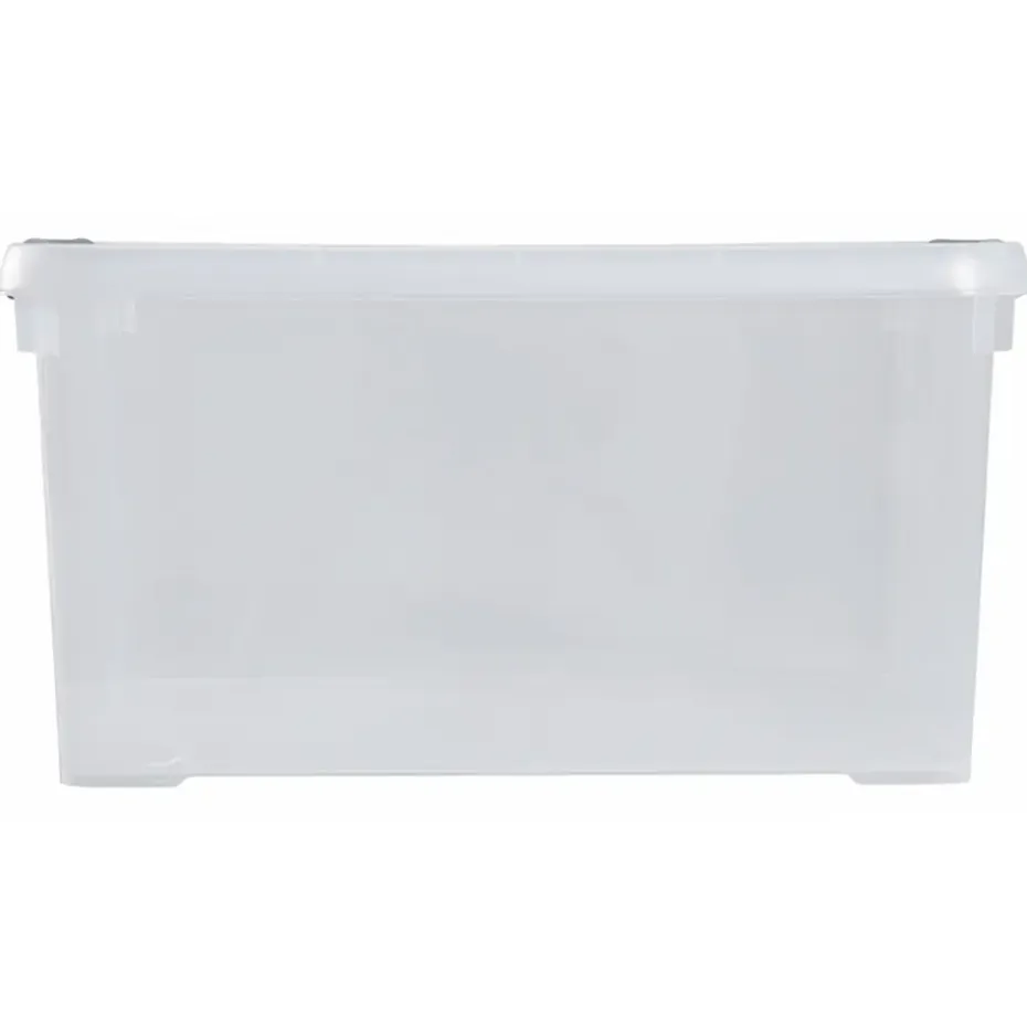 Curver Handy+ Opbergbox - 35L - 3 stuks - Transparant met deksel