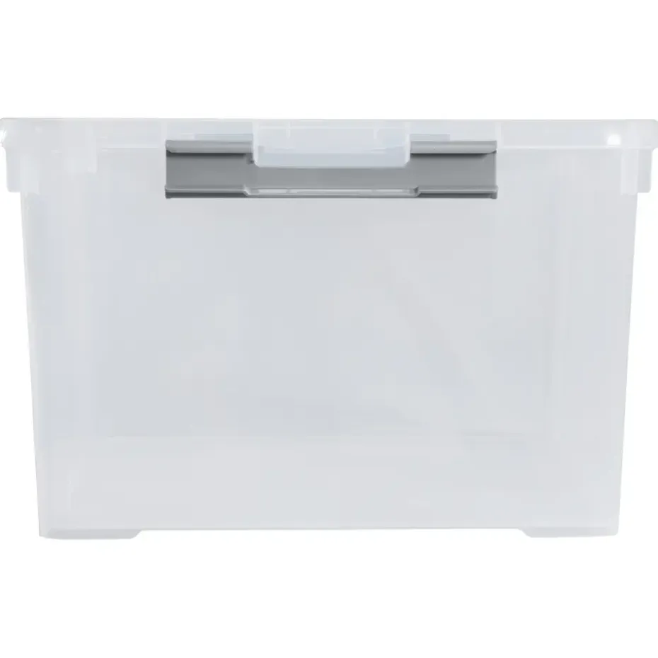 Curver Handy+ Opbergbox - 35L - 3 stuks - Transparant met deksel