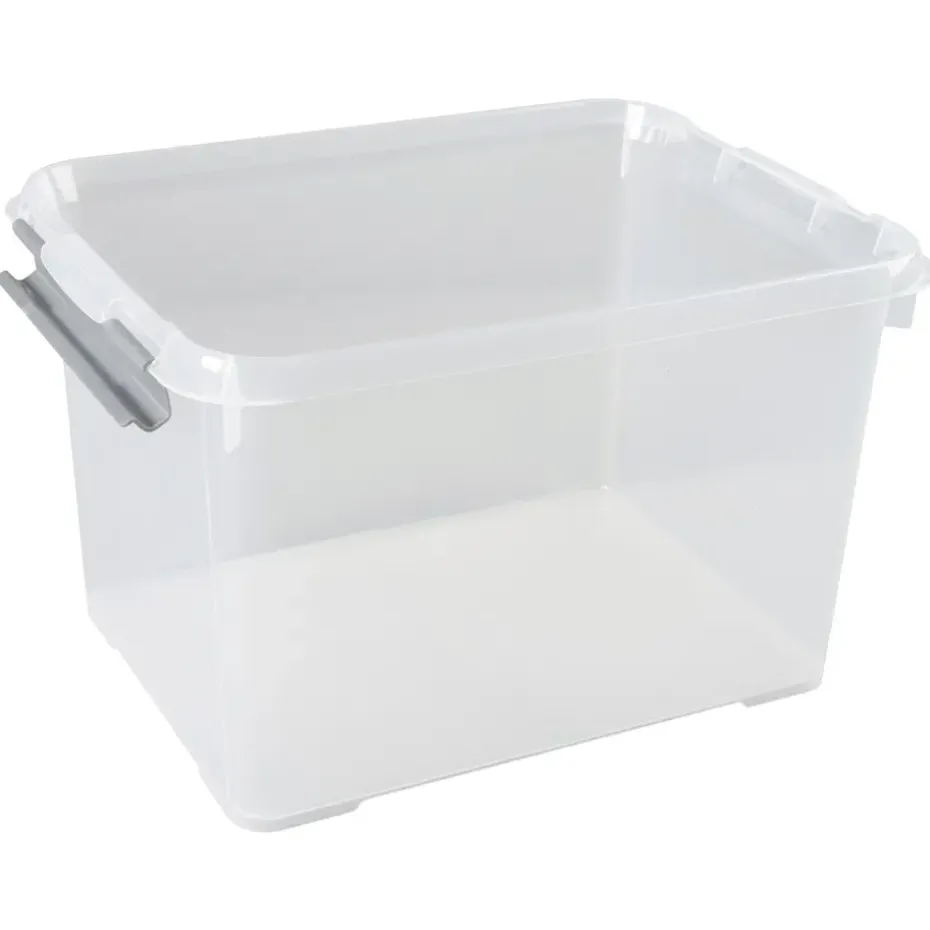 Curver Handy+ Opbergbox - 20L - 3 stuks - Transparant met deksel