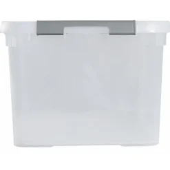 Curver Handy+ Opbergbox - 50L - 3 stuks - Transparant met deksel
