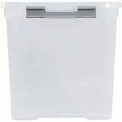 Curver Handy+ Opbergbox - 65L - 3 stuks - Transparant met deksel
