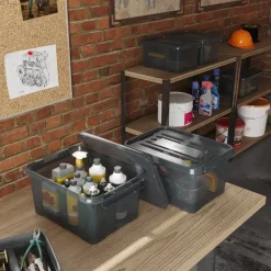 Curver Handy+ Opbergbox - 20L - 3 stuks - Grijs