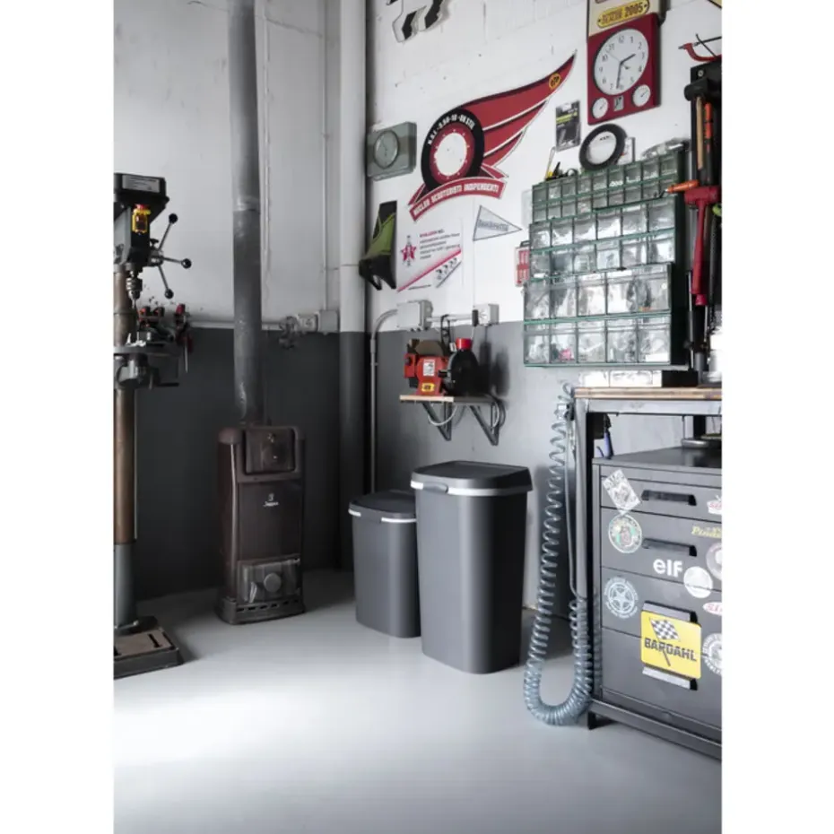 Curver Mistral Flat Prullenbak - 50L - Antraciet