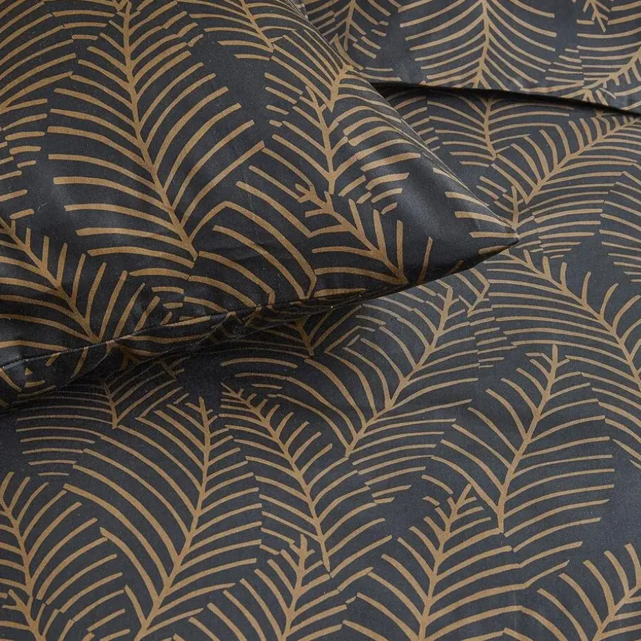 Damai Bellezza - Dekbedovertrek - Satijn - 240x200/220 cm - Zwart