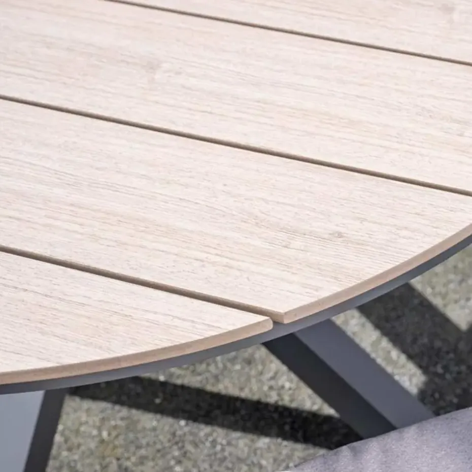 Dane tuinset 5-delig - Tulli tuintafel Ø122 cm