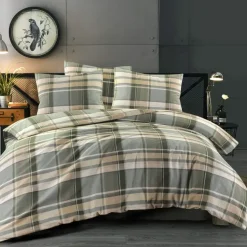 Day Dream Bram - Dekbedovertrek - Eenpersoons - 140 x 200/220 - Groen